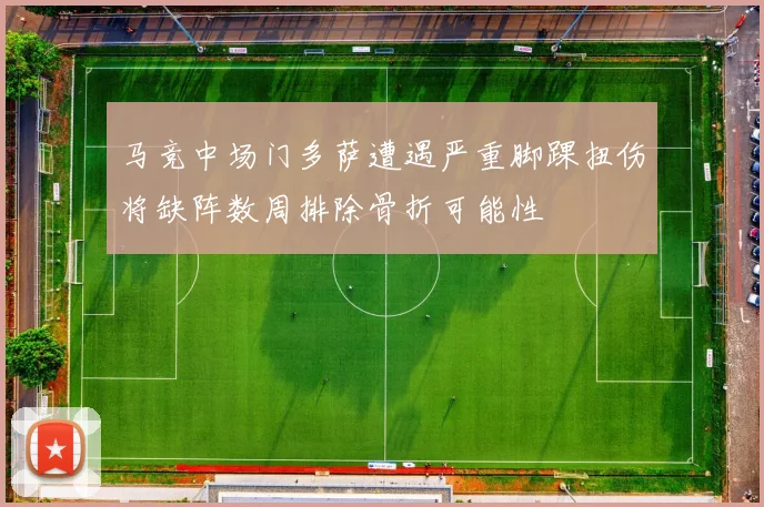 马竞中场门多萨遭遇严重脚踝扭伤将缺阵数周排除骨折可能性